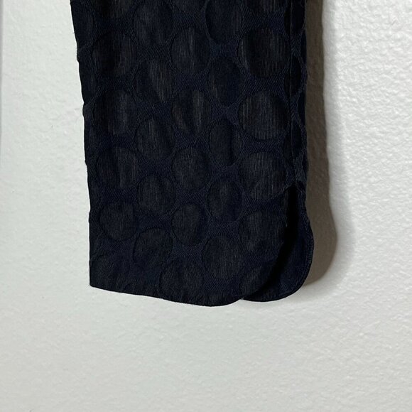 Soft Surroundings Pull On Stretch Straight Leg Ankle Pants Black Size Medium - Picture 6 of 8